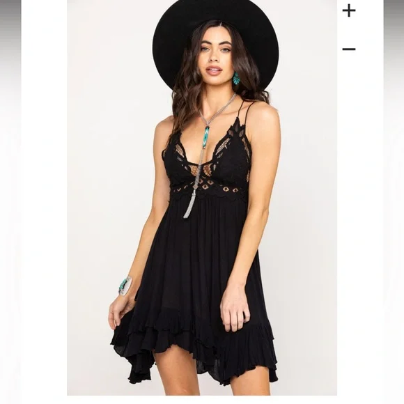free people black dresses Free People Day to Night Slip Dress